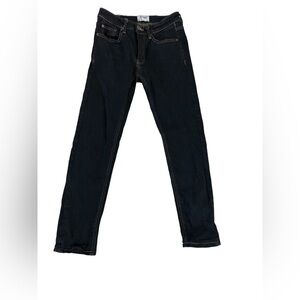 KDNK 11 4 14 11- All Over Stitch Ankle Zip‎ Jeans- Sz. S/30